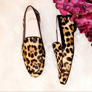 🆕J.CREW Calf Hair Leopard Loafer